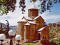 Georgien, Tiflis, Metechi-Kirche und Festung Narikala