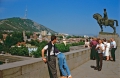 Georgien 1989, Tiflis, Reiterstandbild Wachtang Gorganzalis