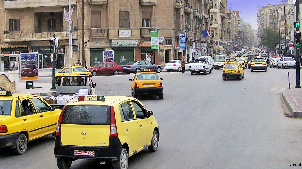 Auf den Straßen von Aleppo