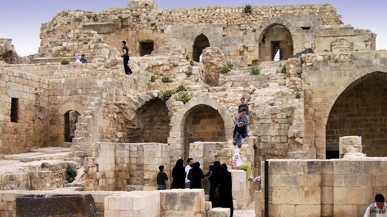 Die Zitadelle von Aleppo