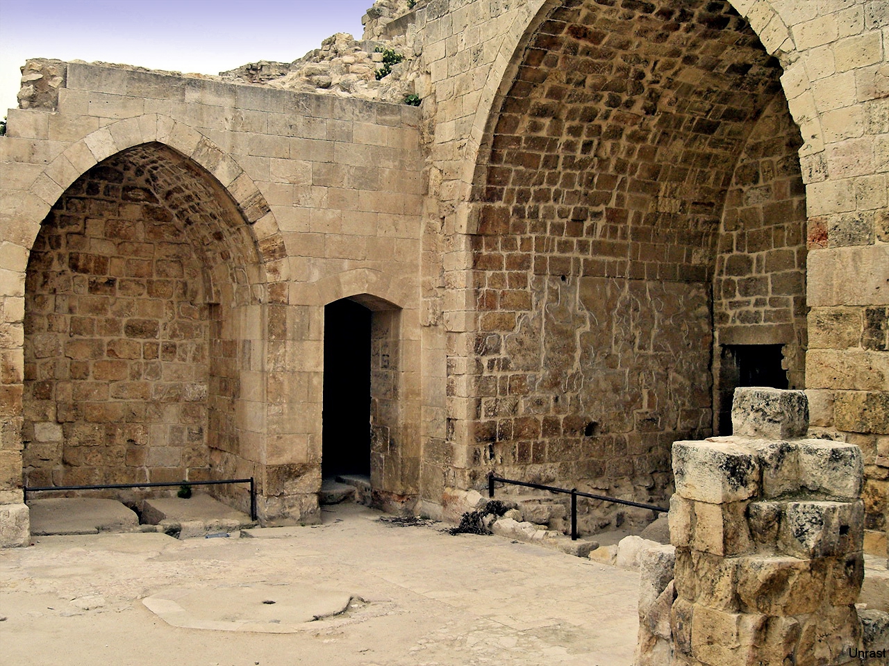 in der Zitadelle von Aleppo