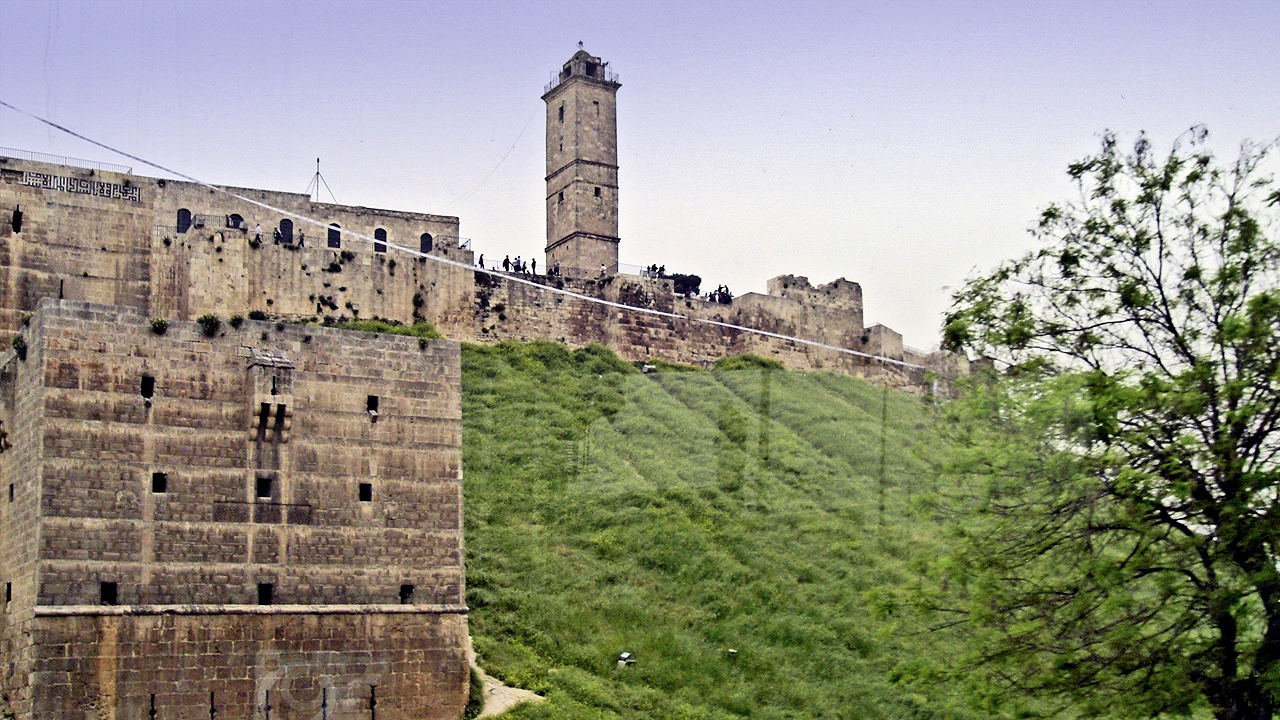 An der Zitadelle von Aleppo