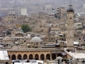 Blick von Aleppos Zitadelle auf die Umayyaden-Moschee
