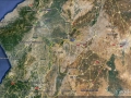 Karte des Gebietes von Antakya und Aleppo