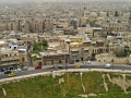 Blick von Aleppos Zitadelle auf die Stadt