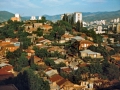 Georgien 1989, Tiflis, Blick aus Hotelfenster