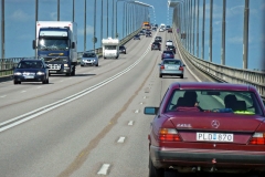 Fahrt über die Brücke von Öland nach Kalmar